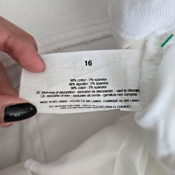 Gloria Vanderbill All Around Slimming Effect AMANDA CAPRI. White. Size 16. New. - Picture 7 of 11